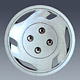 deluxe plastic wheel cover house 