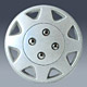 deluxe plastic wheel cover house 