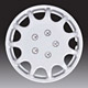 deluxe plastic wheel cover house 