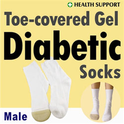 diabetic socks for toe covered with gel 