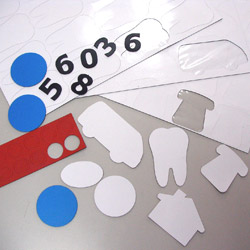 die-cutting magnets 