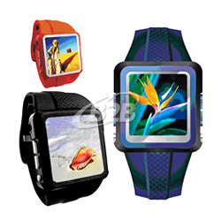 1.5" digital picture frames with watch