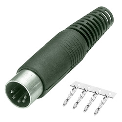 din connector assembly plug