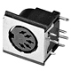 Din Connector Horizontal Socket PCB Types