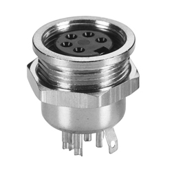 din connector metal socket soldes types 