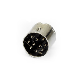 din connector molded plug 