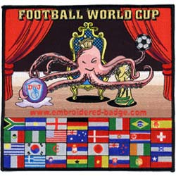 DJ Football Embroidered Patches (Big Size)