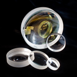 double-concave (dcv) spherical lens