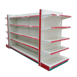 double side supermarket shelves