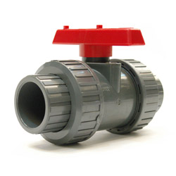 double union ball valve