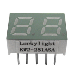 0.28" dual digit numeric displays