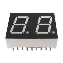 0.50" dual digit numeric displays