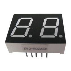 0.50" dual digit numeric displays