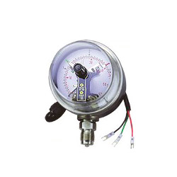 electric contacts pressure gauge