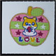Embroidered Apple Stickers