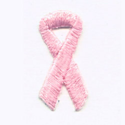 Embroidered Appliques (Breast Cancer Ribbon)
