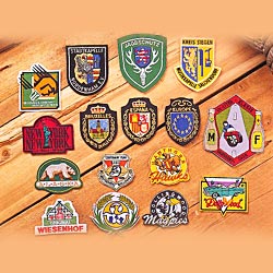 embroidered badges