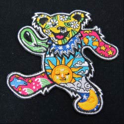 embroidered dancing bear