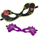 Embroidered Eye Masks ( In Purple And Black Velvet For Custom)