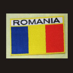 embroidered flag sticker