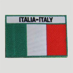 embroidered italy flag