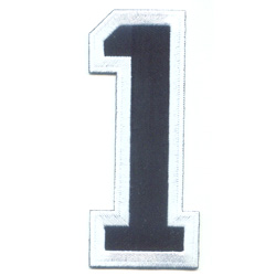 Embroidered Patches (Number)