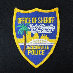 embroidered police patch