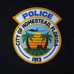 embroidered police patch