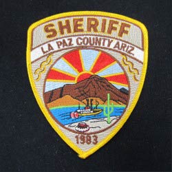 embroidered sheriff emblem