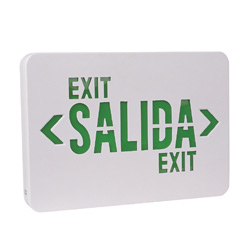 emergency exit signs