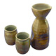 far infrared sake bottle and sake cup sets 