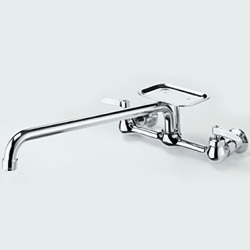 combination wall faucet