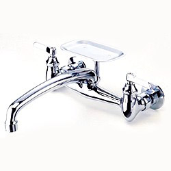 combination wall faucet