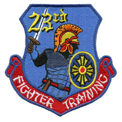 fighter training embroidered patch 