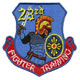 fighter training embroidered patch 