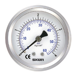 filled bourdon tube pressure gauges