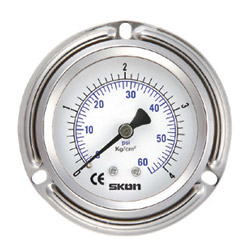 filled bourdon tube pressure gauges 