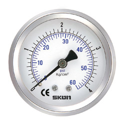 filled bourdon tube pressure gauges