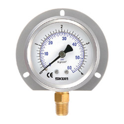 filled bourdon tube pressure gauges