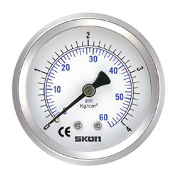 filled bourdon tube pressure gauges