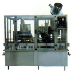 rinsing pressure filling and rotary capping combined machine