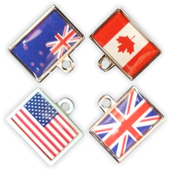 flag zipper pull