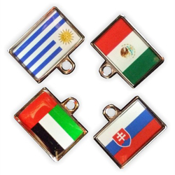 flag zipper pull 