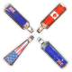 Flag Zipper Pulls-11