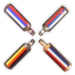 flag zipper pull 