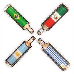 flag zipper pull