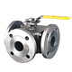 3 & 4-Way Flanged End Full Port Ball Valves