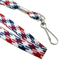 10mm flat lanyard with bright patterns