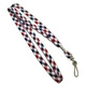10mm flat lanyard with bright patterns 