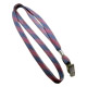 10mm flat lanyard with frosted patterns 